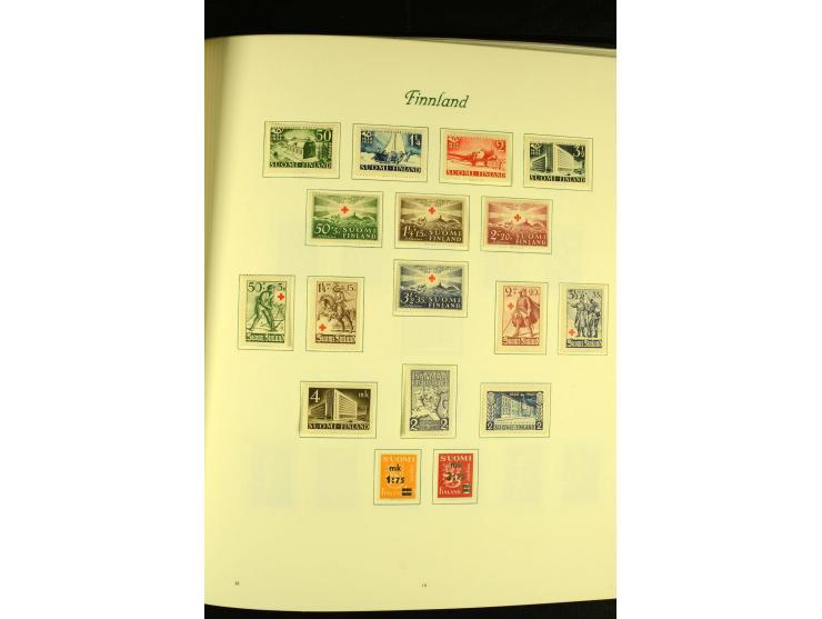 1856/1974, postfrische, ungebrauchte und gestempelte Sammlung mit u.a. Mi.-Nr. 2, 3-4, 10, 11, 35-47 etc., Zungenmarken teils