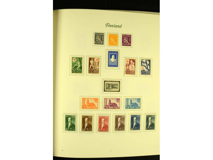 1856/1974, postfrische, ungebrauchte und gestempelte Sammlung mit u.a. Mi.-Nr. 2, 3-4, 10, 11, 35-47 etc., Zungenmarken teils