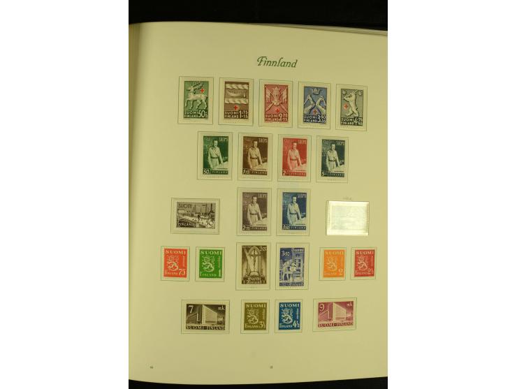 1856/1974, postfrische, ungebrauchte und gestempelte Sammlung mit u.a. Mi.-Nr. 2, 3-4, 10, 11, 35-47 etc., Zungenmarken teils
