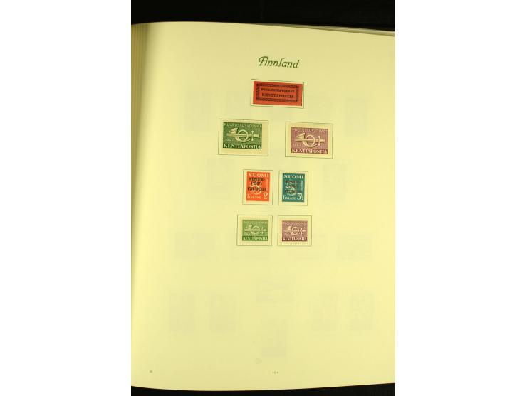 1856/1974, postfrische, ungebrauchte und gestempelte Sammlung mit u.a. Mi.-Nr. 2, 3-4, 10, 11, 35-47 etc., Zungenmarken teils