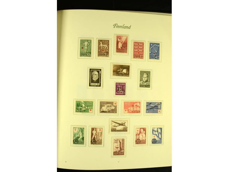 1856/1974, postfrische, ungebrauchte und gestempelte Sammlung mit u.a. Mi.-Nr. 2, 3-4, 10, 11, 35-47 etc., Zungenmarken teils