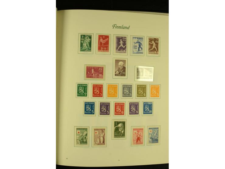 1856/1974, postfrische, ungebrauchte und gestempelte Sammlung mit u.a. Mi.-Nr. 2, 3-4, 10, 11, 35-47 etc., Zungenmarken teils