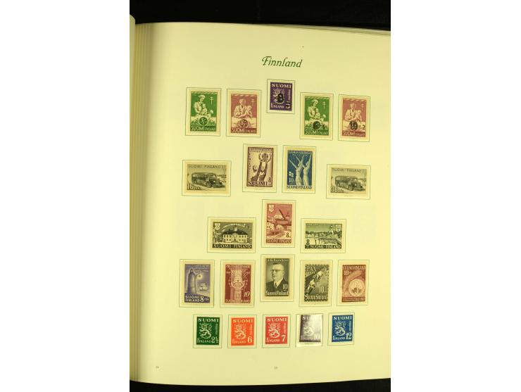 1856/1974, postfrische, ungebrauchte und gestempelte Sammlung mit u.a. Mi.-Nr. 2, 3-4, 10, 11, 35-47 etc., Zungenmarken teils
