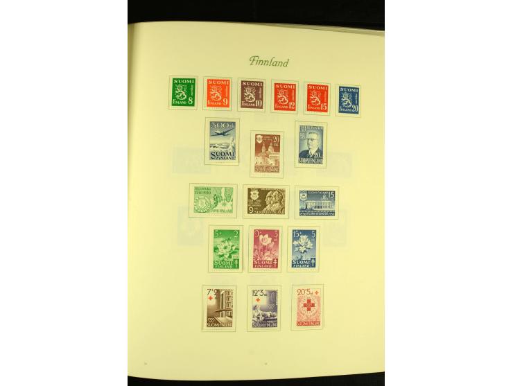 1856/1974, postfrische, ungebrauchte und gestempelte Sammlung mit u.a. Mi.-Nr. 2, 3-4, 10, 11, 35-47 etc., Zungenmarken teils