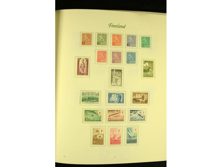 1856/1974, postfrische, ungebrauchte und gestempelte Sammlung mit u.a. Mi.-Nr. 2, 3-4, 10, 11, 35-47 etc., Zungenmarken teils