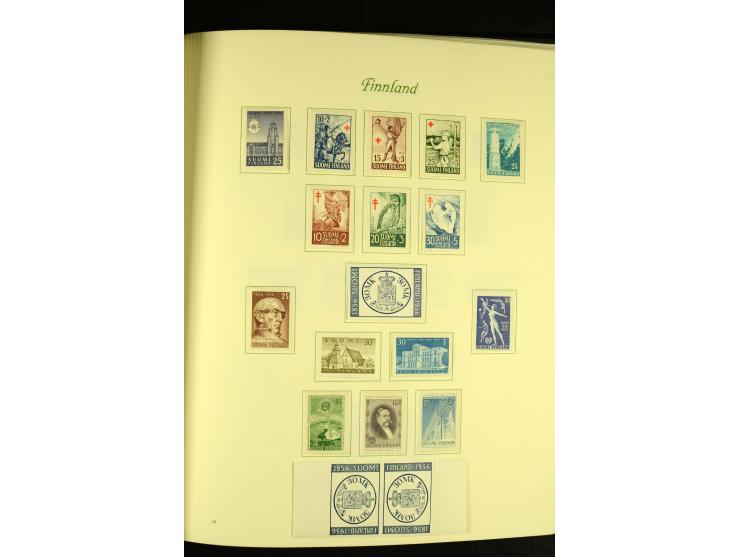 1856/1974, postfrische, ungebrauchte und gestempelte Sammlung mit u.a. Mi.-Nr. 2, 3-4, 10, 11, 35-47 etc., Zungenmarken teils