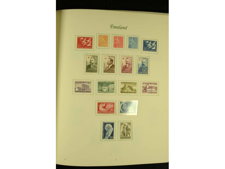 1856/1974, postfrische, ungebrauchte und gestempelte Sammlung mit u.a. Mi.-Nr. 2, 3-4, 10, 11, 35-47 etc., Zungenmarken teils