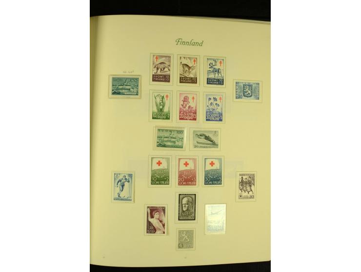 1856/1974, postfrische, ungebrauchte und gestempelte Sammlung mit u.a. Mi.-Nr. 2, 3-4, 10, 11, 35-47 etc., Zungenmarken teils