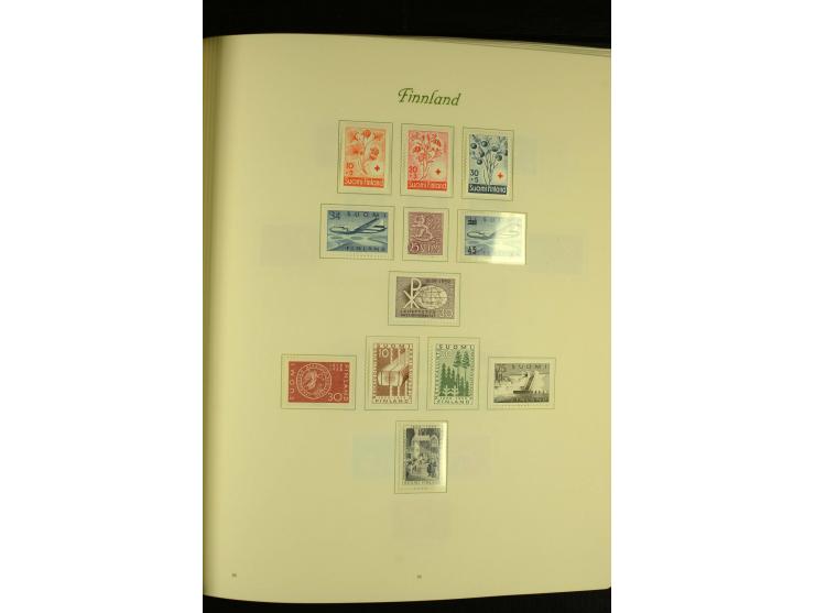 1856/1974, postfrische, ungebrauchte und gestempelte Sammlung mit u.a. Mi.-Nr. 2, 3-4, 10, 11, 35-47 etc., Zungenmarken teils