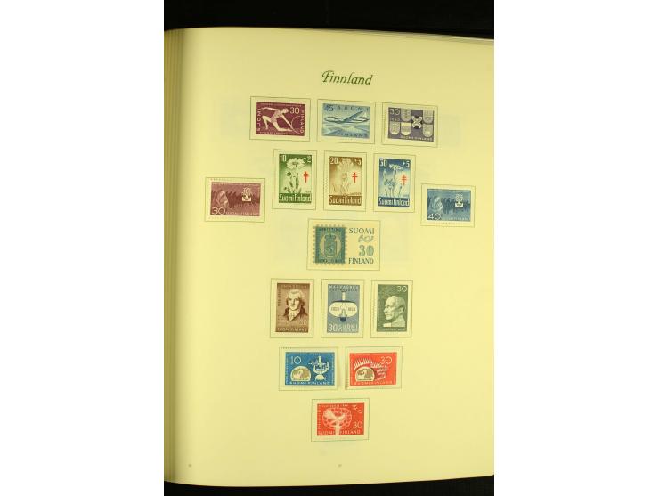 1856/1974, postfrische, ungebrauchte und gestempelte Sammlung mit u.a. Mi.-Nr. 2, 3-4, 10, 11, 35-47 etc., Zungenmarken teils