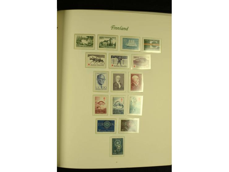 1856/1974, postfrische, ungebrauchte und gestempelte Sammlung mit u.a. Mi.-Nr. 2, 3-4, 10, 11, 35-47 etc., Zungenmarken teils