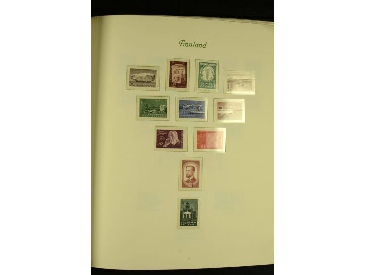 1856/1974, postfrische, ungebrauchte und gestempelte Sammlung mit u.a. Mi.-Nr. 2, 3-4, 10, 11, 35-47 etc., Zungenmarken teils