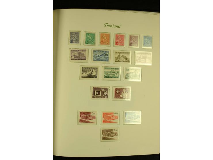 1856/1974, postfrische, ungebrauchte und gestempelte Sammlung mit u.a. Mi.-Nr. 2, 3-4, 10, 11, 35-47 etc., Zungenmarken teils