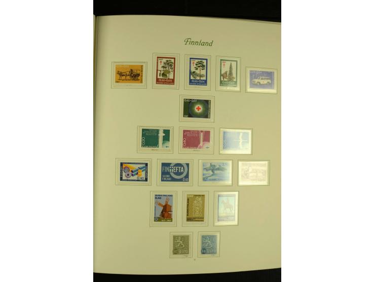 1856/1974, postfrische, ungebrauchte und gestempelte Sammlung mit u.a. Mi.-Nr. 2, 3-4, 10, 11, 35-47 etc., Zungenmarken teils