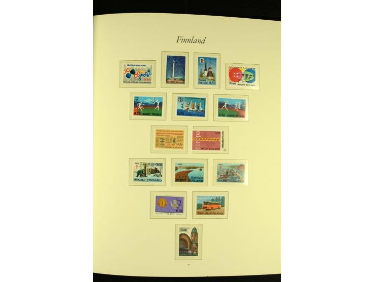 1856/1974, postfrische, ungebrauchte und gestempelte Sammlung mit u.a. Mi.-Nr. 2, 3-4, 10, 11, 35-47 etc., Zungenmarken teils