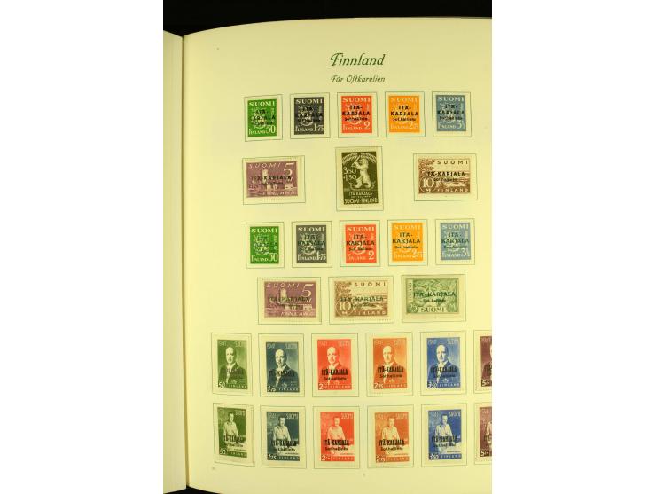 1856/1974, postfrische, ungebrauchte und gestempelte Sammlung mit u.a. Mi.-Nr. 2, 3-4, 10, 11, 35-47 etc., Zungenmarken teils
