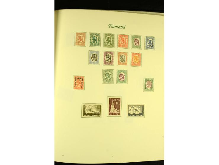1856/1974, postfrische, ungebrauchte und gestempelte Sammlung mit u.a. Mi.-Nr. 2, 3-4, 10, 11, 35-47 etc., Zungenmarken teils