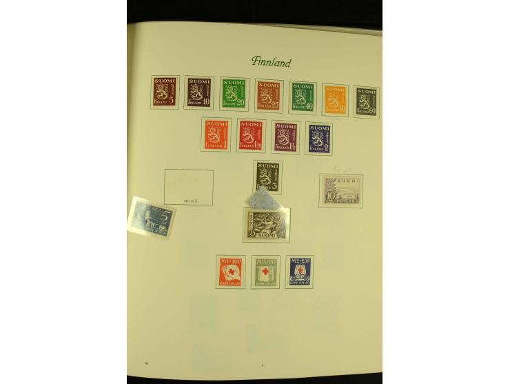1856/1974, postfrische, ungebrauchte und gestempelte Sammlung mit u.a. Mi.-Nr. 2, 3-4, 10, 11, 35-47 etc., Zungenmarken teils