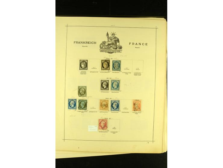 1849/1943, ungebrauchte und gestempelte Sammlung mit einigen besseren, dazu Andorra Mi.-Nr. 1-20 gestempelt, meist gute Erhal