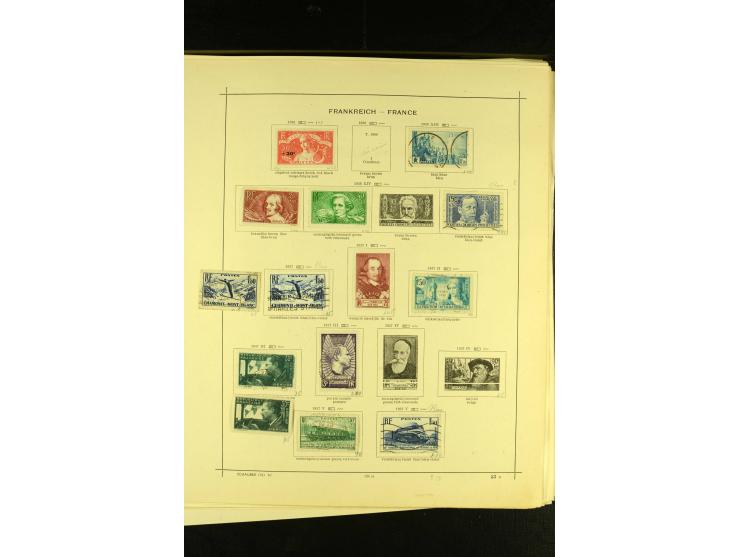 1849/1943, ungebrauchte und gestempelte Sammlung mit einigen besseren, dazu Andorra Mi.-Nr. 1-20 gestempelt, meist gute Erhal