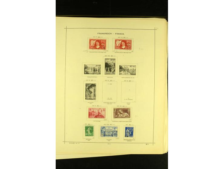 1849/1943, ungebrauchte und gestempelte Sammlung mit einigen besseren, dazu Andorra Mi.-Nr. 1-20 gestempelt, meist gute Erhal