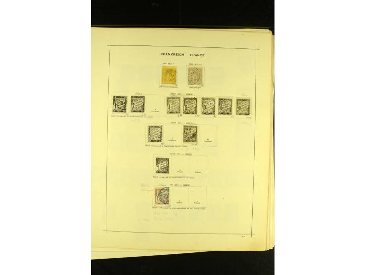 1849/1943, ungebrauchte und gestempelte Sammlung mit einigen besseren, dazu Andorra Mi.-Nr. 1-20 gestempelt, meist gute Erhal