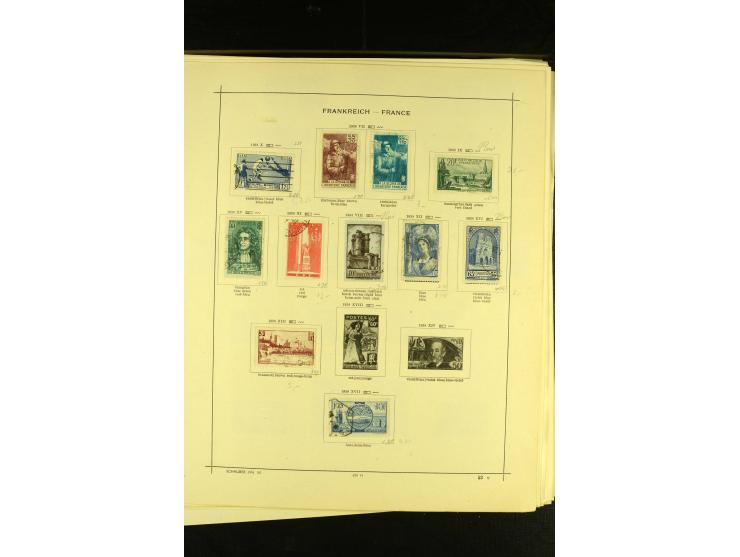 1849/1943, ungebrauchte und gestempelte Sammlung mit einigen besseren, dazu Andorra Mi.-Nr. 1-20 gestempelt, meist gute Erhal