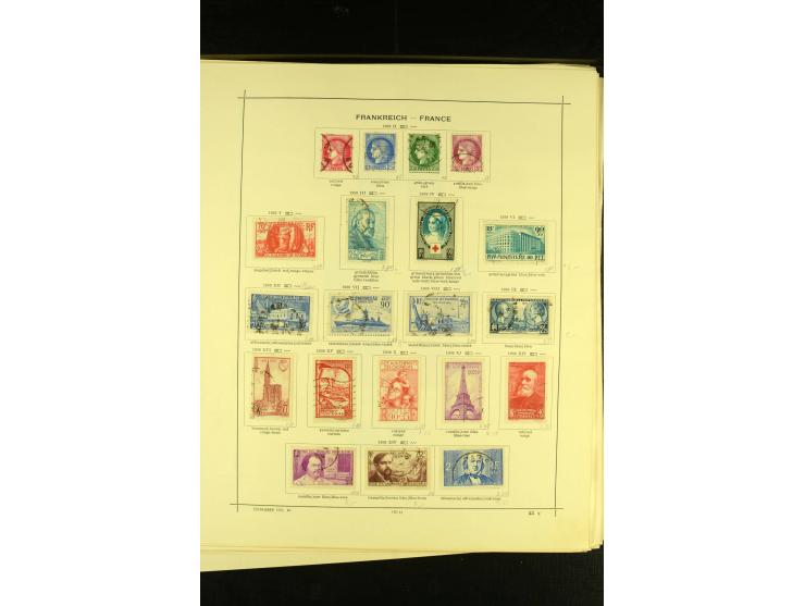 1849/1943, ungebrauchte und gestempelte Sammlung mit einigen besseren, dazu Andorra Mi.-Nr. 1-20 gestempelt, meist gute Erhal