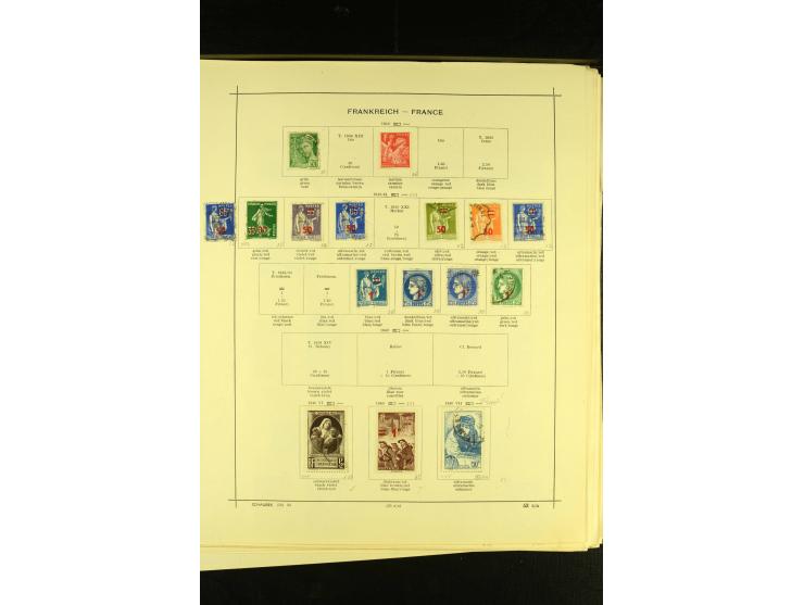 1849/1943, ungebrauchte und gestempelte Sammlung mit einigen besseren, dazu Andorra Mi.-Nr. 1-20 gestempelt, meist gute Erhal