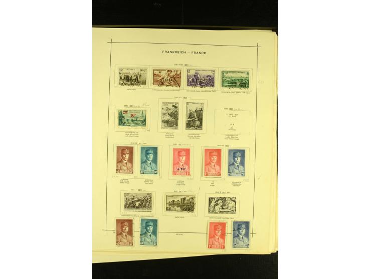 1849/1943, ungebrauchte und gestempelte Sammlung mit einigen besseren, dazu Andorra Mi.-Nr. 1-20 gestempelt, meist gute Erhal
