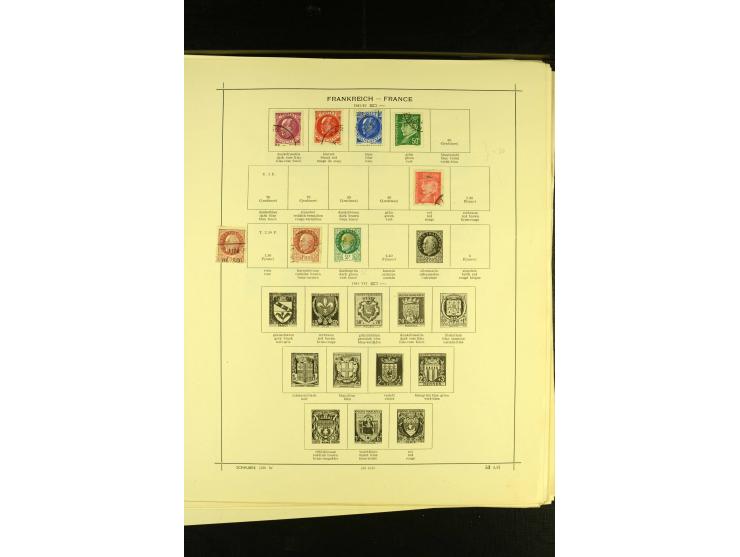 1849/1943, ungebrauchte und gestempelte Sammlung mit einigen besseren, dazu Andorra Mi.-Nr. 1-20 gestempelt, meist gute Erhal