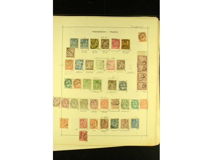 1849/1943, ungebrauchte und gestempelte Sammlung mit einigen besseren, dazu Andorra Mi.-Nr. 1-20 gestempelt, meist gute Erhal