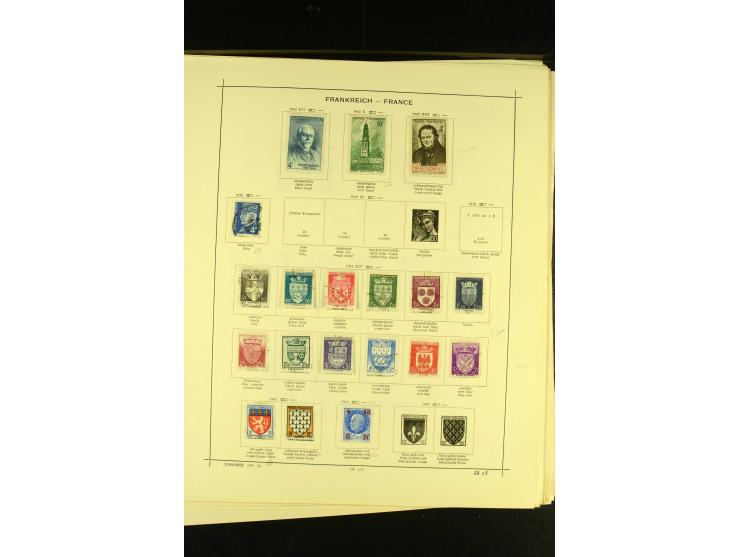1849/1943, ungebrauchte und gestempelte Sammlung mit einigen besseren, dazu Andorra Mi.-Nr. 1-20 gestempelt, meist gute Erhal