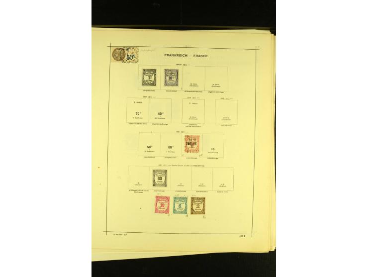 1849/1943, ungebrauchte und gestempelte Sammlung mit einigen besseren, dazu Andorra Mi.-Nr. 1-20 gestempelt, meist gute Erhal