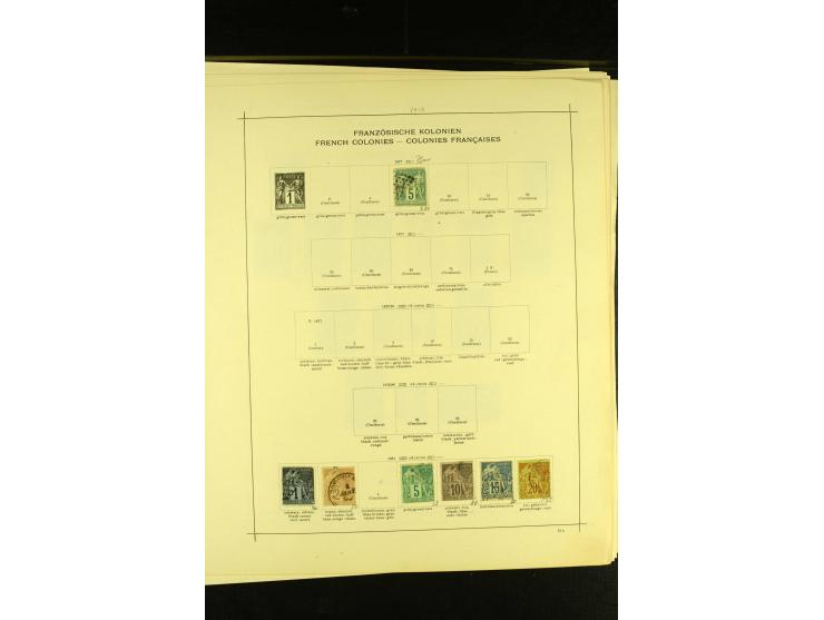 1849/1943, ungebrauchte und gestempelte Sammlung mit einigen besseren, dazu Andorra Mi.-Nr. 1-20 gestempelt, meist gute Erhal