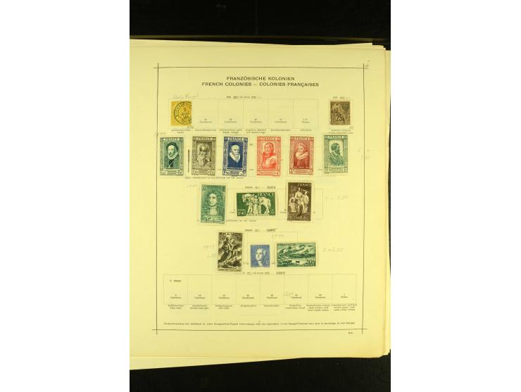 1849/1943, ungebrauchte und gestempelte Sammlung mit einigen besseren, dazu Andorra Mi.-Nr. 1-20 gestempelt, meist gute Erhal