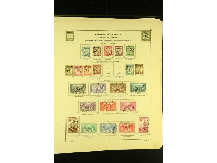 1849/1943, ungebrauchte und gestempelte Sammlung mit einigen besseren, dazu Andorra Mi.-Nr. 1-20 gestempelt, meist gute Erhal
