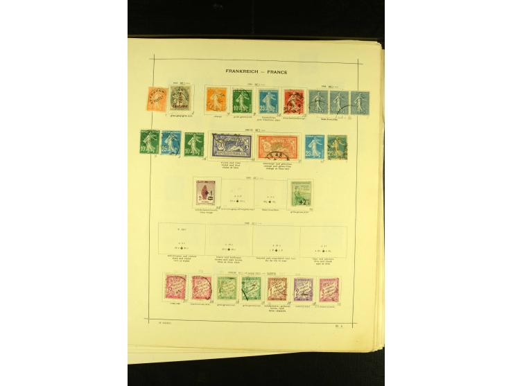 1849/1943, ungebrauchte und gestempelte Sammlung mit einigen besseren, dazu Andorra Mi.-Nr. 1-20 gestempelt, meist gute Erhal