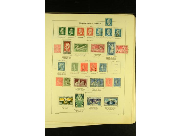 1849/1943, ungebrauchte und gestempelte Sammlung mit einigen besseren, dazu Andorra Mi.-Nr. 1-20 gestempelt, meist gute Erhal