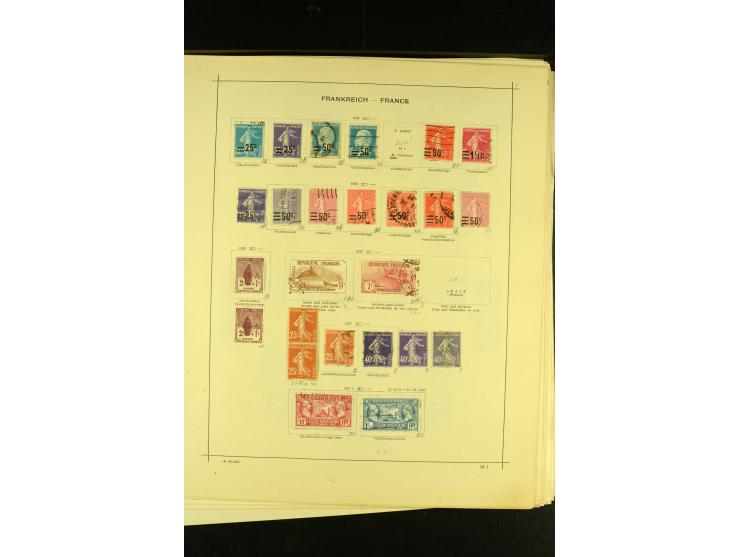 1849/1943, ungebrauchte und gestempelte Sammlung mit einigen besseren, dazu Andorra Mi.-Nr. 1-20 gestempelt, meist gute Erhal