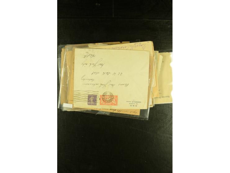 1901/1931, Partie mit über 40 Briefen mit Frankaturen der "Merson"-Ausgabe, dabei Einzelfrankaturen, viele R-Briefe, Portostu