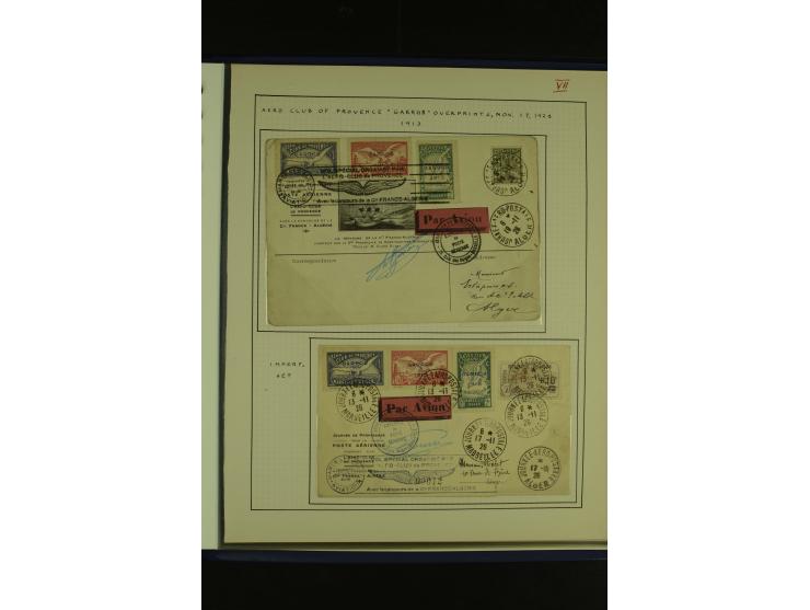 1922/38, Flugmeetings 16 Belege mit Flugereignismarken, teils kpl. Serien, gezähnt, geschnitten, mit Aufdrucken etc.