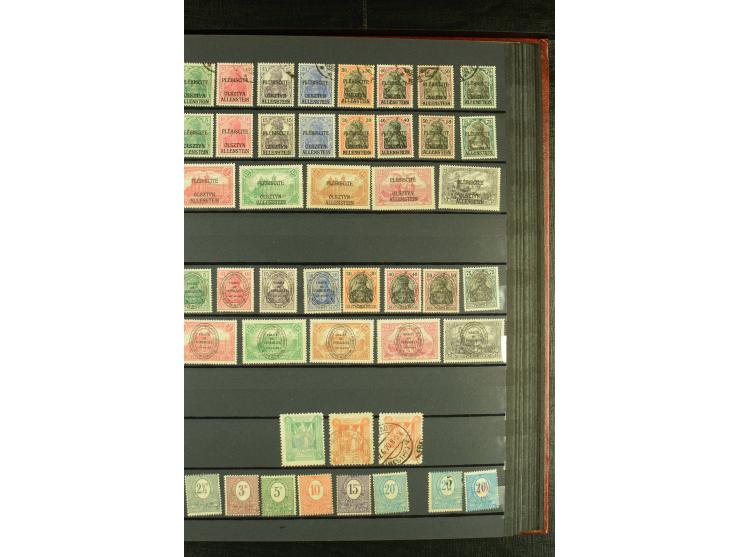 1861/1900, fast ausschließlich gestempelte Partie große und kleine Hermesköpfe, vieles bestimmt Simmermacher mit 3 Befunden