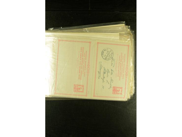 1894/2002, etwa 100 ungebrauchte und gebrauchte Ganzsachen, dabei bessere und diverse frühe Stücke mit Zufrankaturen