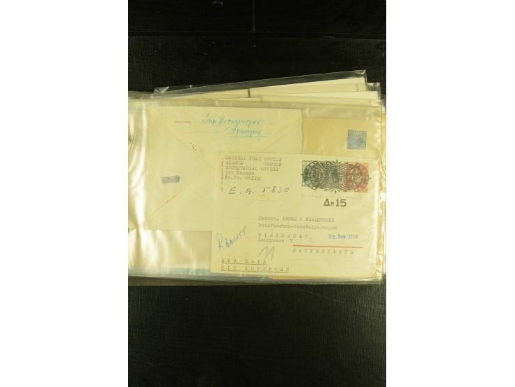 1894/2002, etwa 100 ungebrauchte und gebrauchte Ganzsachen, dabei bessere und diverse frühe Stücke mit Zufrankaturen