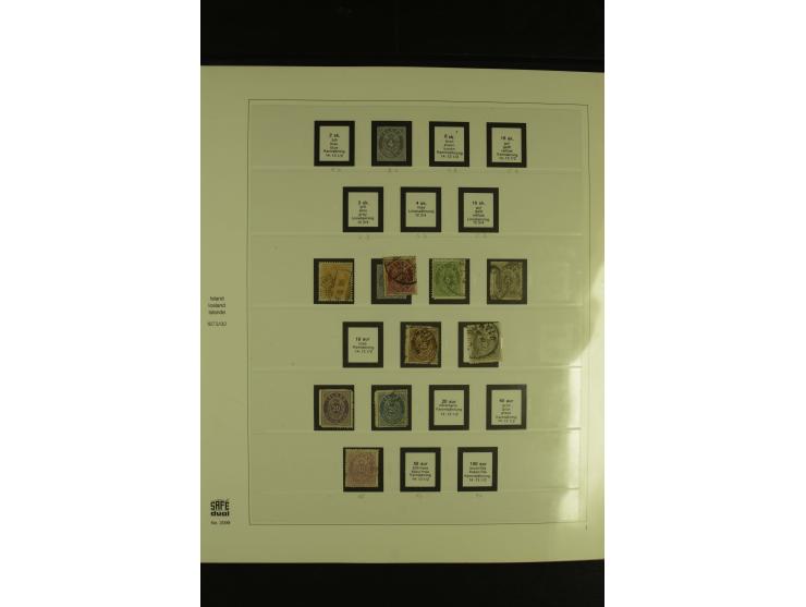 1876/1979, am Anfang meist gestempelte und ungebrauchte Sammlung inkl. Dienstmarken bis ca. 1947 mit einigen besseren und kpl