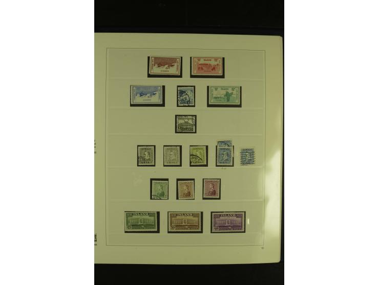 1876/1979, am Anfang meist gestempelte und ungebrauchte Sammlung inkl. Dienstmarken bis ca. 1947 mit einigen besseren und kpl