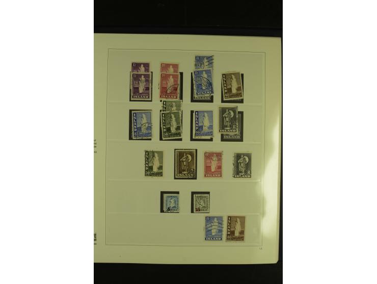 1876/1979, am Anfang meist gestempelte und ungebrauchte Sammlung inkl. Dienstmarken bis ca. 1947 mit einigen besseren und kpl