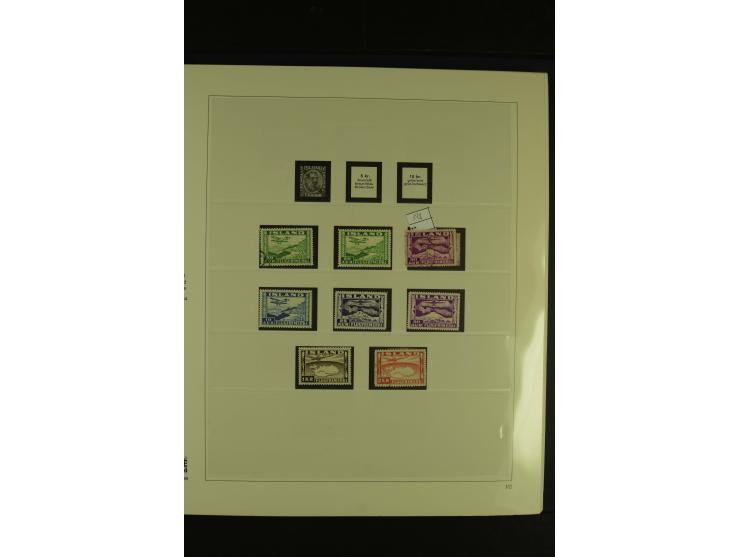 1876/1979, am Anfang meist gestempelte und ungebrauchte Sammlung inkl. Dienstmarken bis ca. 1947 mit einigen besseren und kpl