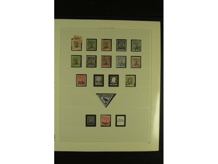1876/1979, am Anfang meist gestempelte und ungebrauchte Sammlung inkl. Dienstmarken bis ca. 1947 mit einigen besseren und kpl